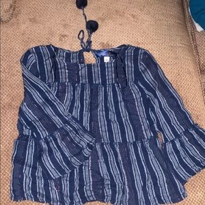 Navy blouse!!